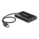 Αντάπτορας USB StarTech USB to Dual DisplayPort - 4K 60Hz - USB 3.0 (5Gbit / s) - USB Dual Monitor