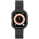 PITAKA Carbon Fiber Modern Apple Watch 1/2/3/4/5/6/7/8/9/10/11/SE/SE 3/Ultra/Ultra 2/Ultra 3 black grey
