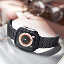 PITAKA Carbon Fiber Modern Apple Watch 1/2/3/4/5/6/7/8/9/10/11/SE/SE 3/Ultra/Ultra 2/Ultra 3 black grey