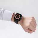PITAKA Carbon Fiber Modern Apple Watch 1/2/3/4/5/6/7/8/9/10/11/SE/SE 3/Ultra/Ultra 2/Ultra 3 black grey