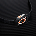 PITAKA Carbon Fiber Modern Apple Watch 1/2/3/4/5/6/7/8/9/10/11/SE/SE 3/Ultra/Ultra 2/Ultra 3 black grey