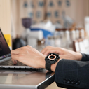 PITAKA Carbon Fiber Modern Apple Watch 1/2/3/4/5/6/7/8/9/10/11/SE/SE 3/Ultra/Ultra 2/Ultra 3 black grey
