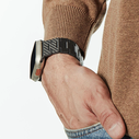 PITAKA Carbon Fiber Modern Apple Watch 1/2/3/4/5/6/7/8/9/10/11/SE/SE 3/Ultra/Ultra 2/Ultra 3 black grey