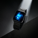 PITAKA Carbon Fiber Retro Apple Watch 1/2/3/4/5/6/7/8/9/10/11/SE/SE 3/Ultra/Ultra 2/Ultra 3 black grey