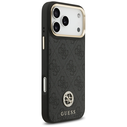 Guess 4G Srtass Logo & Big Strap Metal Buttons MagSafe Apple iPhone 17 Pro Max black
