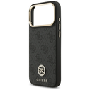 Guess 4G Srtass Logo & Big Strap Metal Buttons MagSafe Apple iPhone 17 Pro Max black