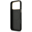 Guess 4G Srtass Logo & Big Strap Metal Buttons MagSafe Apple iPhone 17 Pro Max black
