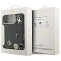 Guess 4G Srtass Logo & Big Strap Metal Buttons MagSafe Apple iPhone 17 Pro Max black