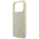 Guess Croco Triangle Logo MagSafe Apple iPhone 17 Pro gold