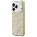 Guess Glitter Triangle Logo MagSafe Apple iPhone 17 Pro gold