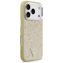 Guess Glitter Triangle Logo MagSafe Apple iPhone 17 Pro gold
