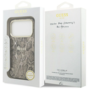 Guess Python Pattern MagSafe Apple iPhone 17 Pro brown