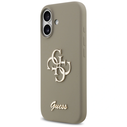 Guess Silicone Big 4G Script Apple iPhone 17 brown