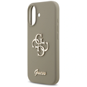 Guess Silicone Big 4G Script Apple iPhone 17 brown