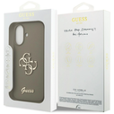 Guess Silicone Big 4G Script Apple iPhone 17 brown
