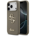 Guess Silicone Big 4G Script Apple iPhone 17 Pro brown