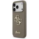 Guess Silicone Big 4G Script Apple iPhone 17 Pro brown
