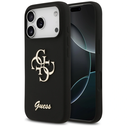 Guess Silicone Big 4G Script Apple iPhone 17 Pro black