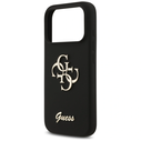 Guess Silicone Big 4G Script Apple iPhone 17 Pro black