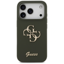 Guess Silicone Big 4G Script Apple iPhone 17 Pro khaki