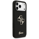 Guess Silicone Big 4G Script Apple iPhone 17 Pro Max black