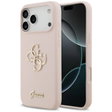 Guess Silicone Big 4G Script Apple iPhone 17 Pro Max pink