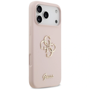 Guess Silicone Big 4G Script Apple iPhone 17 Pro Max pink