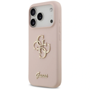 Guess Silicone Big 4G Script Apple iPhone 17 Pro pink