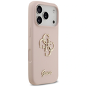 Guess Silicone Big 4G Script Apple iPhone 17 Pro pink