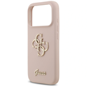 Guess Silicone Big 4G Script Apple iPhone 17 Pro pink