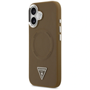 Guess Triangle Logo MagSafe Apple iPhone 17 brown