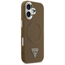Guess Triangle Logo MagSafe Apple iPhone 17 brown