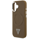 Guess Triangle Logo MagSafe Apple iPhone 17 brown