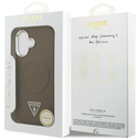 Guess Triangle Logo MagSafe Apple iPhone 17 brown