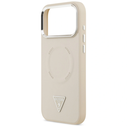 Guess Triangle Logo MagSafe Apple iPhone 17 Pro Max beige