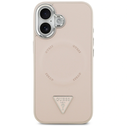 Guess Triangle Logo MagSafe Apple iPhone 17 pink
