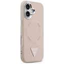 Guess Triangle Logo MagSafe Apple iPhone 17 pink