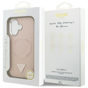 Guess Triangle Logo MagSafe Apple iPhone 17 pink