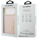 Karl Lagerfeld Karl Script Logo Apple iPhone 17 Pro Max pink