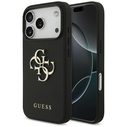 Guess Grained Big 4G & Classic Logo Apple iPhone 17 Pro black