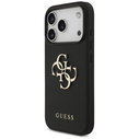 Guess Grained Big 4G & Classic Logo Apple iPhone 17 Pro black