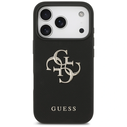 Guess Grained Big 4G & Classic Logo Apple iPhone 17 Pro black