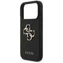 Guess Grained Big 4G & Classic Logo Apple iPhone 17 Pro black