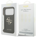Guess Grained Big 4G & Classic Logo Apple iPhone 17 Pro black