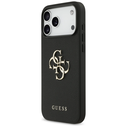 Guess Grained Big 4G & Classic Logo Apple iPhone 17 Pro Max black