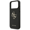 Guess Grained Big 4G & Classic Logo Apple iPhone 17 Pro Max black