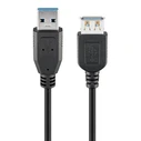 Καλώδιο USB Goobay Προέκτασης USB 74149, 5Gbps, USB 3.0, 15W, 2M, Μαύρο