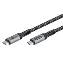 Καλώδιο USB-C Goobay 74210, USB4, 240W, 40Gbps, 8K/60Hz, 0.50m, γκρι