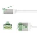 Καλώδιο Δικτύου Goobay 74359, Cat 8.1 U/Ftp, Slim, Copper, 40Gbps, 0.50M, Λευκό