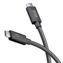 Καλώδιο USB-C Goobay 74376, Usb4, 240W, 80Gbps, 16K/60Hz, 1.2M, Μαύρο
